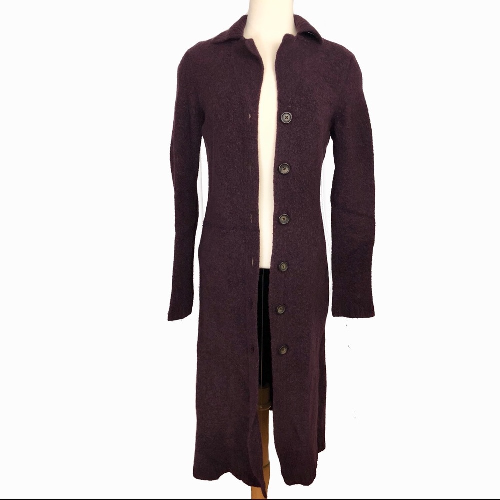 BODEN Button Front Sweater Cardigan Duster